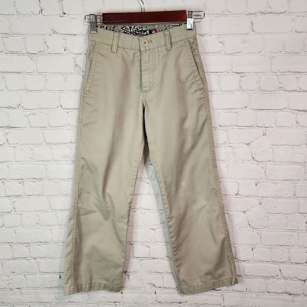 Boy's Quicksilver khaki pants, size 24